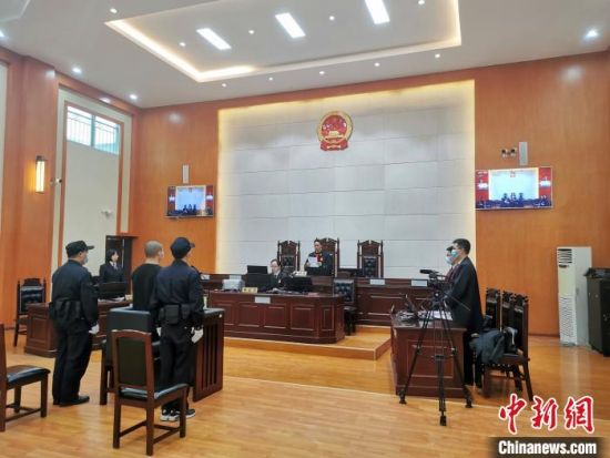 庭审现场。四川省高级人民法院供图