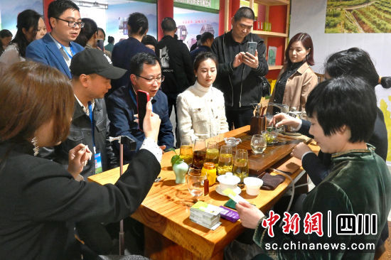 中国黄茶之乡旺苍县生产的广元黄茶受青睐。 旺苍融媒 供